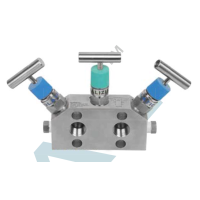 Копланарний 3-х вентильний маніфольд  1/2"NPT (F)