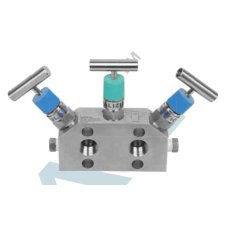 Копланарний 3-х вентильний маніфольд  1/2"NPT (F)